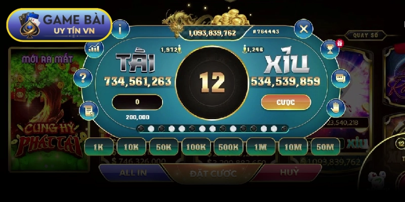 Các cửa cược phổ biến trong game tài xỉu