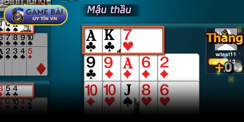 Game bài hấp dẫn, thú vị Mậu Binh